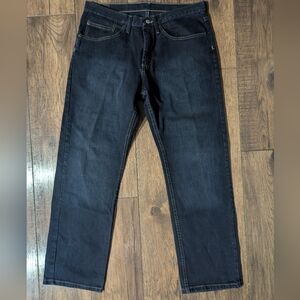 Wrangler Classic Mens Blue Rigid Denim Jeans Straight Leg Regular Fit 33x30 NWOT